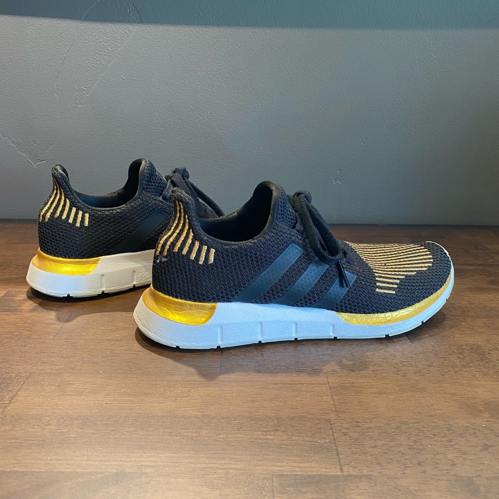 adidas Black and Gold Athletic Shoes